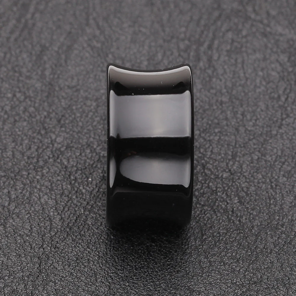 A Pair of Basic UV Acrylic Double Flared Ear Gauge Plug - Image 3