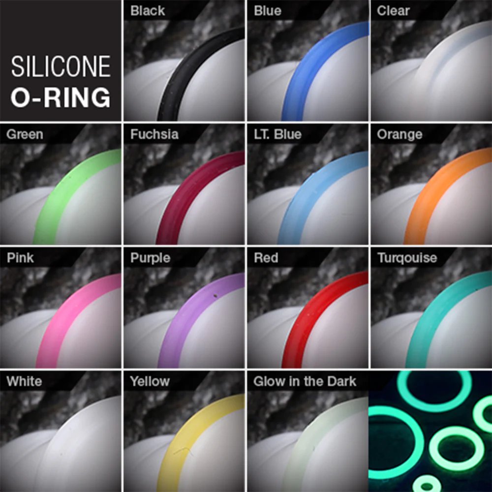 A Pair of Hypo-Allergenic Silicone O-Ring - Image 4