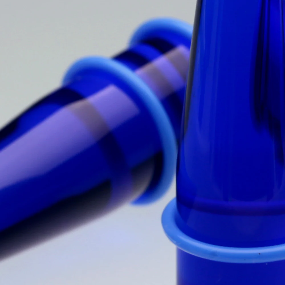 A Pair of Translucent UV Acrylic Taper - Image 3