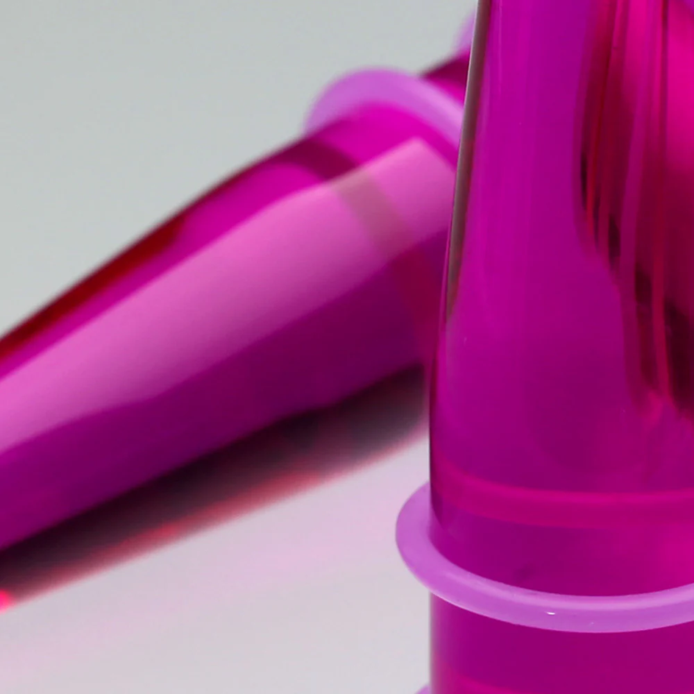 A Pair of Translucent UV Acrylic Taper - Image 3