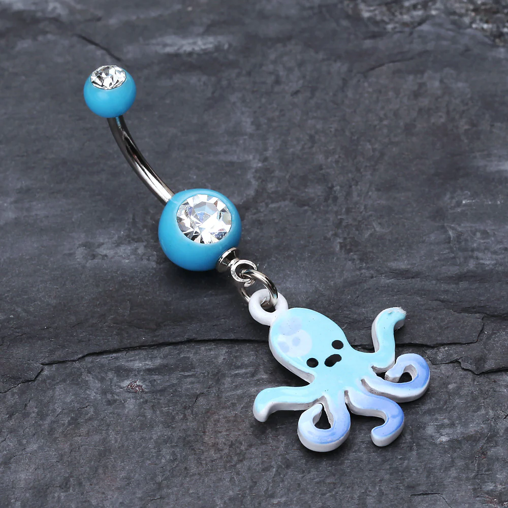 Super Sweet Octopus Belly Button Ring - Image 3